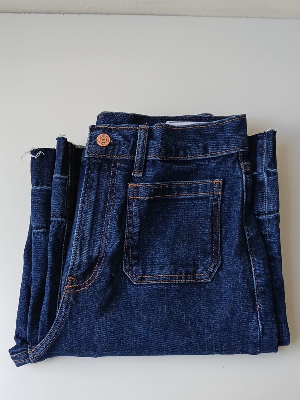 Gap High Stride Wide Leg Jeans Women's 6/28 Tall - Picture 7 of 7